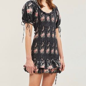 Loveshackfancy violet mini dress